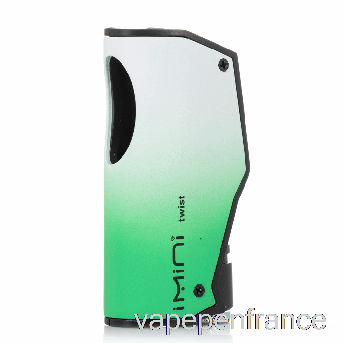 Stylo Vape Vert Blanc Avec Batterie Imini Twist 510